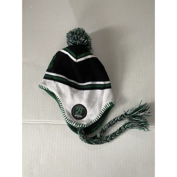 The Broadway South Boston Restaurant & Bar Beanie Pom‎ Winter Hat White - Picture 1 of 4